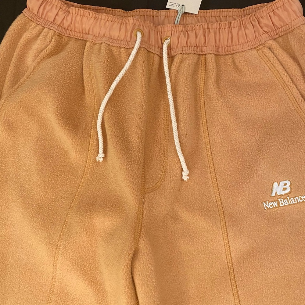 NWT NEW BALANCE Men’s Made In USA Sherpa Pants Size M Medium DOLCE YELLOW - Picture 5 of 12